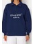 Kadın Oversize Gömlek Yaka Düşük Kol Uzun Gömlek Yaka Nakışlı Fit Kalın Içi Polarlı Örme Sweatshirt 4