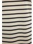 Kadın Tesettür Moda Şık Oversize Bisiklet Yaka Düşük Kol Regular Taş Çizgili Örme Tunik Sweatshirt 3