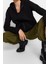 Kadın Moda Şık Regular Kapüşonlu Standart Kol Regular Örme Sweatshirt 2