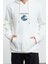 Kadın Moda Şık Bol Kapüşonlu Standart Kol Regular Hokusai Lisans Unıex Normal Kesim Sweatshirt 2