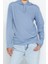 Kadın Moda Şık Regular Kapüşonlu Standart Kol Regular Ince Örme Sweatshirt 3