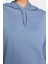 Kadın Moda Şık Regular Kapüşonlu Standart Kol Regular Ince Örme Sweatshirt 5