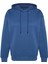 Kadın Moda Bol Kapüşonlu Düşük Kol Uzun Kalın Içi Polarlı Cep Detaylı Normal Kalıp Örme Sweatshirt 1