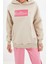 Kadın Moda Bol Kapüşonlu Düşük Kol Uzun Kalın Içi Polarlı Nakışlı Geniş Kalıp Cepli Örme Sweatshirt 1