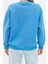 Kadın Regular Bisiklet Yaka Standart Kol Regular Basic Fit Baskılı Kalın Içi Polarlı Örme Sweatshirt 5