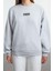 Kadın Bisiklet Yaka Balon Kol Kalın Içi Polarlı Minimal Baskılı Balon Kol Örme Sweatshirt 1