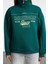 Kadın Moda Şık Bol Fermuarlı Yaka Düşük Kol Uzun Fermuarlı Baskılı Kalın Içi Polarlı Örme Sweatshirt 1