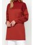 Kadın Tesettür Moda Şık Regular Dik Yaka Standart Kol Regular Örme Sweatshirt Tunik 2