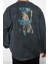 Kadın Moda Bol Bisiklet Yaka Standart Kol Standart Geniş Kesim Pamuk Mistik Temalı Sweatshirt 4