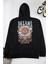 Unisex Oversize Kapüşonlu Standart Kol Standart Geniş Kesim Uzun Kol Sıcak Tutan Baskılı Sweatshirt 3