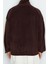 Unisex Moda Şık Oversize Dik Yaka Standart Kol Standart Geniş Kesim Şehir Nakış Polar Sweatshirt 5