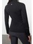 Kadın Dik Yaka Standart Kol Standart Ekstra Sıcak Tutan Fermuarlı Polar Kışlık Örme Spor Sweatshirt 5