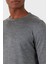 Yün Karışımlı Slim Fit Bisiklet Yaka Kazak Erkek Kazak 57167 13190 071 4