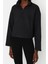 Kadın Fermuarlı Yaka Düşük Kol Selanik Triko Fermuarlı Yaka Normal Kalıp Örme Sweatshirt 1