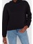 Kadın Moda Regular Kapüşonlu Düşük Kol Regular Normal Kalıp Basic Kalın Içi Polarlı Örme Sweatshirt 2