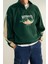 Unisex Moda Şık Oversize Dik Yaka Standart Kol Standart Geniş Kesim Fermuarlı Polar Sweatshirt 1
