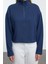 Kadın Fermuarlı Yaka Düşük Kol Selanik Triko Fermuarlı Yaka Normal Kalıp Örme Sweatshirt 1