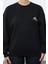 Kadın Bisiklet Yaka Standart Kol Animal Nakışlı Normal Kalıp Kalın Içi Polarlı Örme Sweatshirt 1