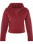 Kadın Fermuarlı Yaka Düşük Kol Selanik Triko Fermuarlı Yaka Normal Kalıp Örme Sweatshirt 1