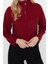 Kadın Fermuarlı Yaka Düşük Kol Selanik Triko Fermuarlı Yaka Normal Kalıp Örme Sweatshirt 2