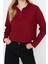 Kadın Fermuarlı Yaka Düşük Kol Selanik Triko Fermuarlı Yaka Normal Kalıp Örme Sweatshirt 5