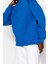 Kadın Moda Oversize Bisiklet Yaka Düşük Kol Uzun Rahat Kesim Basic Kalın Içi Polarlı Örme Sweatshirt 2