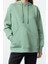 Kadın Moda Bol Kapüşonlu Düşük Kol Uzun Kalın Içi Polarlı Geniş Kalıp Cep Detaylı Örme Sweatshirt 3