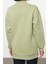Kadın Moda Oversize Dik Yaka Düşük Kol Uzun Geniş Kalıp Fermuarlı Kalın Içi Polarlı Örme Sweatshirt 5