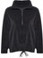 Kadın Moda Şık Regular Fermuarlı Yaka Düşük Kol Regular Fermuar Detaylı Polar Örme Sweatshirt 1