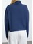 Kadın Fermuarlı Yaka Düşük Kol Selanik Triko Fermuarlı Yaka Normal Kalıp Örme Sweatshirt 5