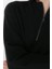 Kadın Fermuarlı Yaka Düşük Kol Selanik Triko Fermuarlı Yaka Normal Kalıp Örme Sweatshirt 2