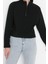 Kadın Fermuarlı Yaka Düşük Kol Selanik Triko Fermuarlı Yaka Normal Kalıp Örme Sweatshirt 3