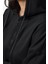 Kadın Relaxed Fermuarlı Yaka Düşük Kol Kalın Içi Polarlı Fermuarlı Crop Örme Sweatshirt 4