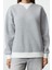 Kadın Moda Şık Bol Dik Yaka Düşük Kol Uzun Geniş Kalıp Kalın Örme Sweatshirt 1