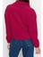 Kadın Moda Şık Regular Fermuarlı Yaka Düşük Kol Regular Fermuar Detaylı Polar Örme Sweatshirt 4