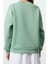 Kadın Moda Oversize Bisiklet Yaka Düşük Kol Uzun Rahat Kesim Basic Kalın Içi Polarlı Örme Sweatshirt 5