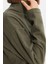 Kadın Fermuarlı Yaka Düşük Kol Selanik Triko Fermuarlı Yaka Normal Kalıp Örme Sweatshirt 3