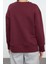 Kadın Regular Bisiklet Yaka Düşük Kol Regular Kalın Içi Polarlı Normal Kalıp Basic Örme Sweatshirt 5