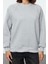 Kadın Moda Şık Oversize Bisiklet Yaka Düşük Kol Uzun Rahat Kalıp Basic Reglan Kol Örme Sweatshirt 1