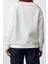 Kadın Moda Şık Bol Polo Yaka Düşük Kol Uzun Nakışlı Gneiş Kalıp Kalın Içi Polarlı Örme Sweatshirt 5