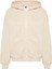Kadın Oversize Kapüşonlu Düşük Kol Uzun Rahat Kesim Basic Fermuarlı Kalın Polarlı Örme Sweatshirt 1