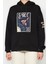 Kadın Moda Bol Kapüşonlu Düşük Kol Uzun Kalın Içi Polarlı Uzay Baskılı Geniş Kesim Örme Sweatshirt 1