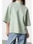 Kadın Moda Şık Oversize Dik Yaka Düşük Kol Uzun Geniş Kalıp Truvakar Kol Örme Sweatshirt 3