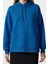 Kadın Moda Bol Kapüşonlu Düşük Kol Uzun Kalın Içi Polarlı Kanguru Cepli Geniş Kalıp Örme Sweatshirt 1