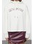 Kadın Moda Şık Relaxed Kapüşonlu Düşük Kol Uzun Kalın Içi Polarlı Triko Bant Detaylı Örme Sweatshirt 1