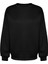 Kadın Moda Şık Oversize Bisiklet Yaka Düşük Kol Uzun Bol Kesim Kalın Içi Polarlı Örme Sweatshirt 1