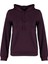 Kadın Moda Şık Regular Kapüşonlu Standart Kol Regular Basic Ince Örme Sweatshirt 1