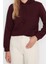 Kadın Moda Şık Regular Kapüşonlu Standart Kol Regular Basic Ince Örme Sweatshirt 2
