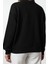 Kadın Moda Şık Bol Bisiklet Yaka Düşük Kol Uzun Ince Baskılı Normal Kesim Örme Sweatshirt 5
