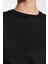 Kadın Bisiklet Yaka Düşük Kol Kalın Içi Polarlı Taş Detaylı Normal Kalıp Örme Sweatshirt 5
